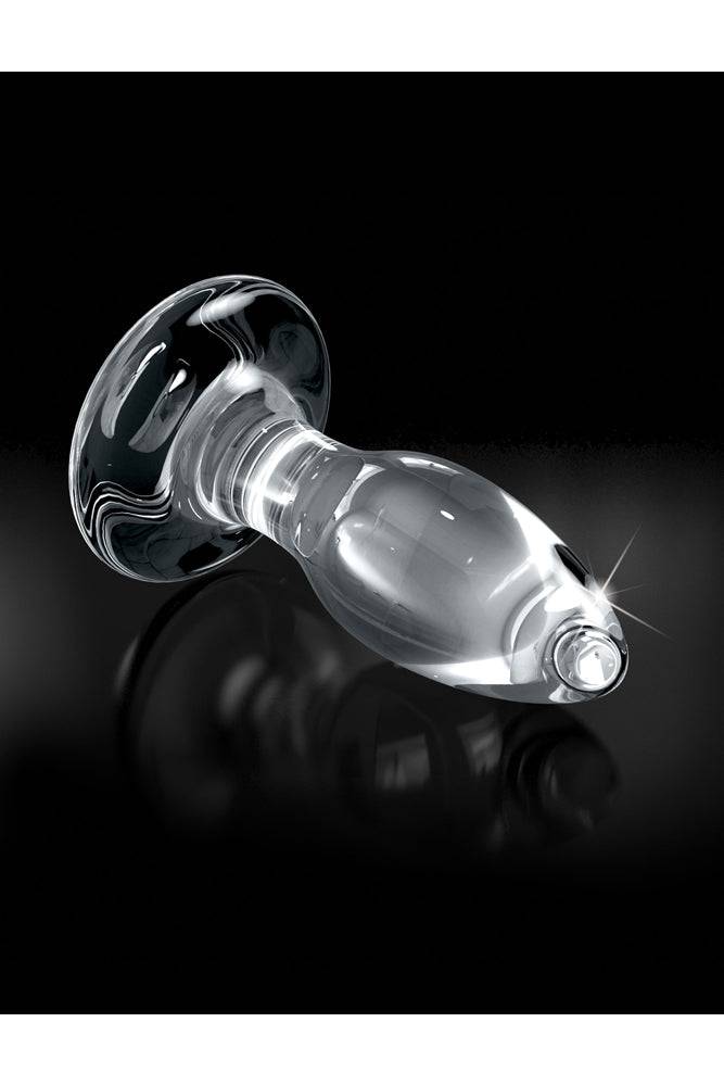 Pipedream - Icicles - No. 91 - Suction Cup Glass Butt Plug - Clear - Stag Shop
