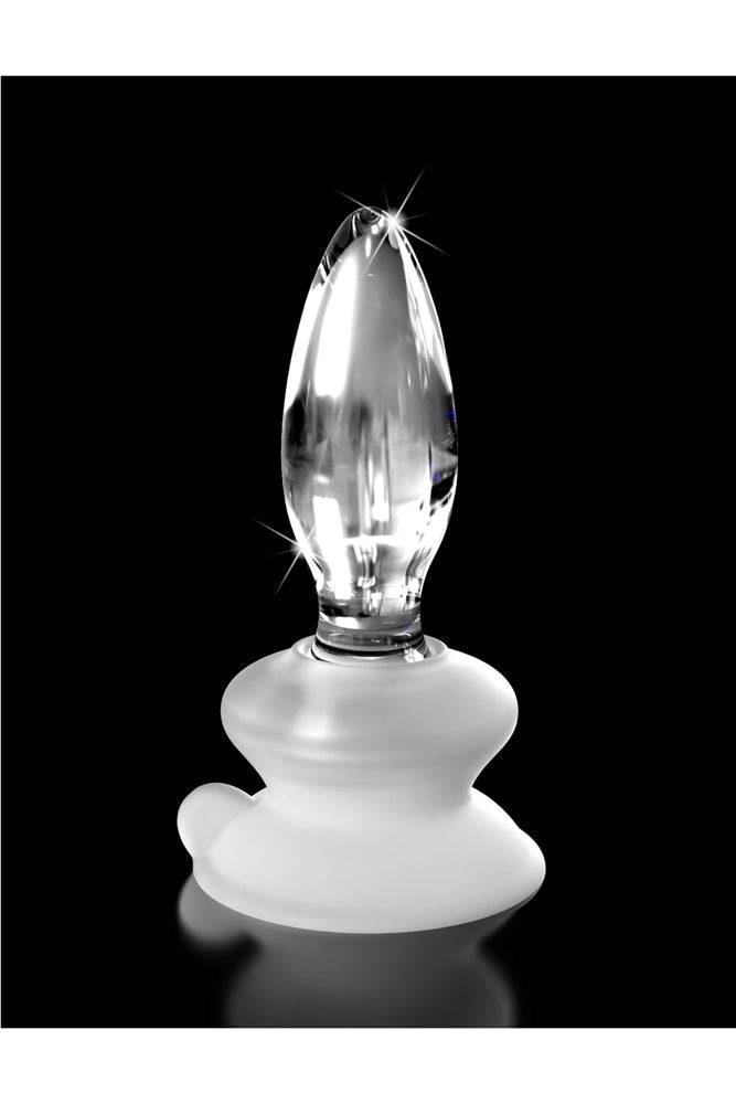 Pipedream - Icicles - No. 91 - Suction Cup Glass Butt Plug - Clear - Stag Shop