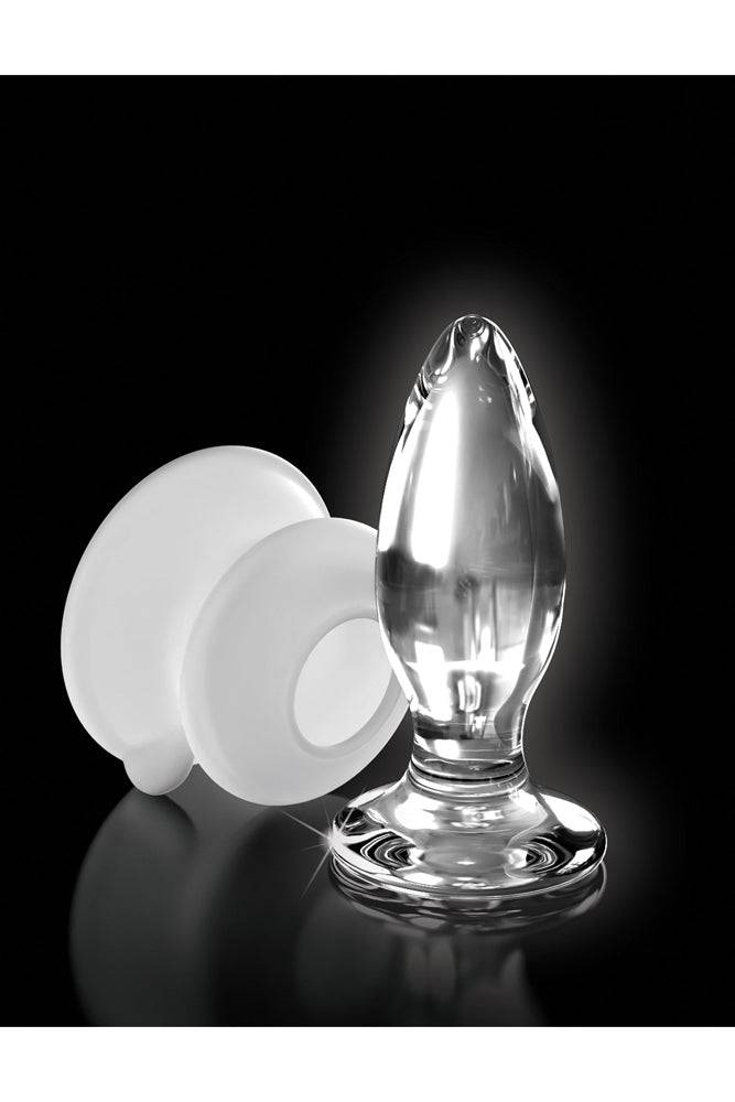Pipedream - Icicles - No. 91 - Suction Cup Glass Butt Plug - Clear - Stag Shop
