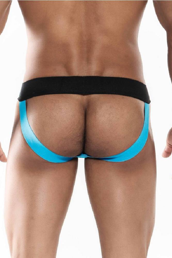MaleBasics - Neon Jockstrap - Blue - Stag Shop
