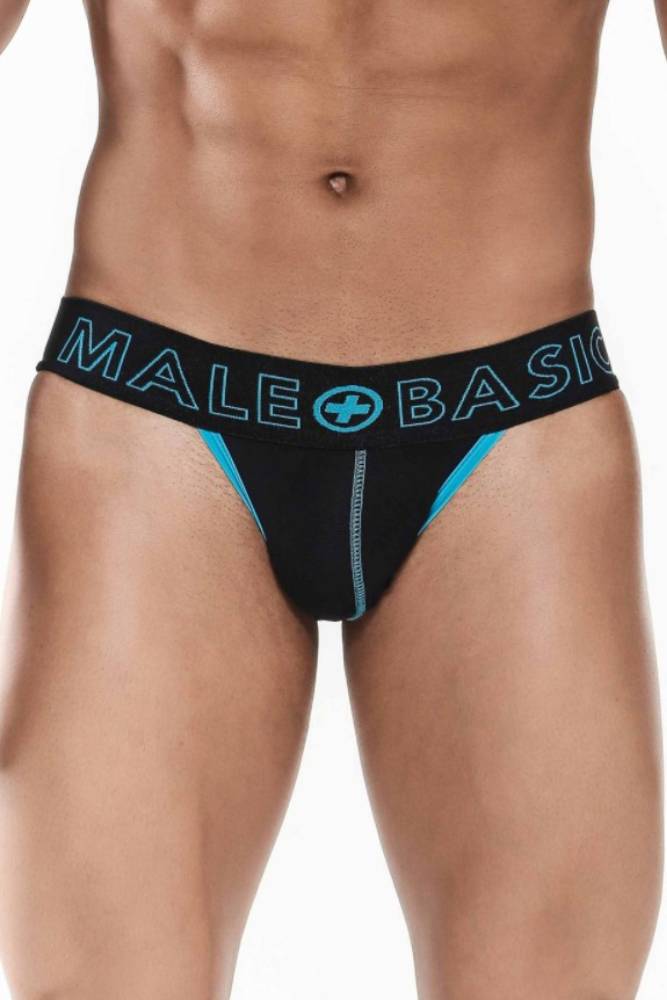 MaleBasics - Neon Jockstrap - Blue - Stag Shop