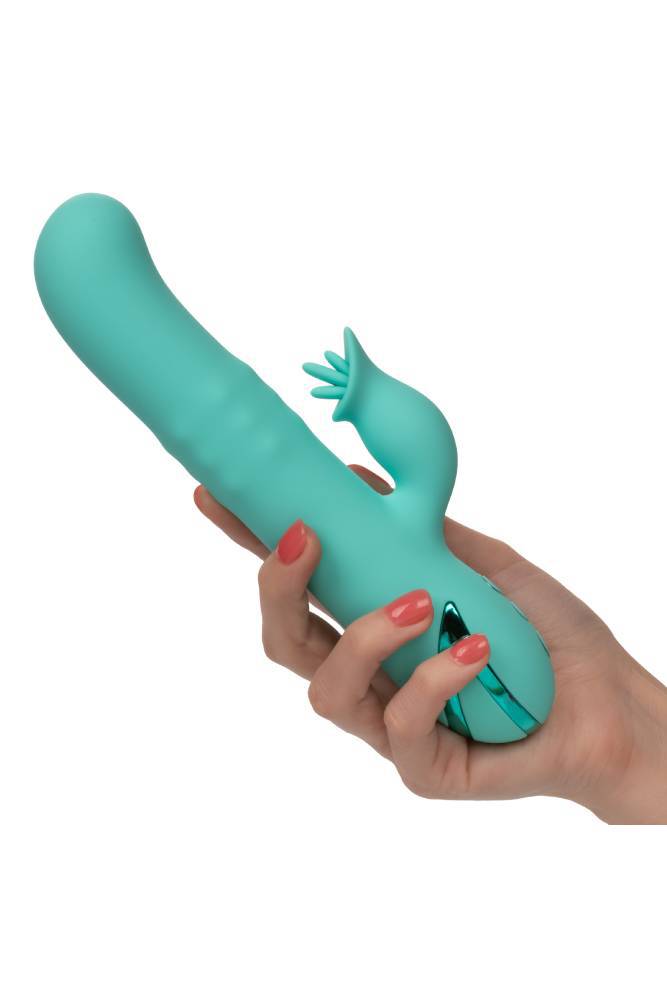 Cal Exotics - California Dreaming - Bel Air Bombshell Dual Vibrator - Turquoise - Stag Shop