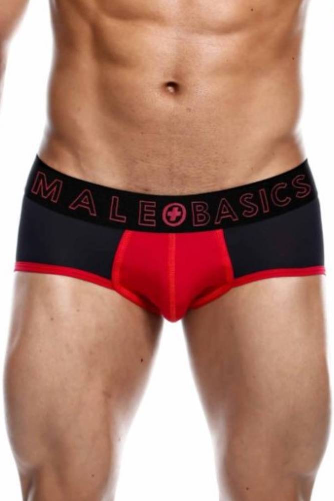 MaleBasics - Neon Brief - Red - Stag Shop