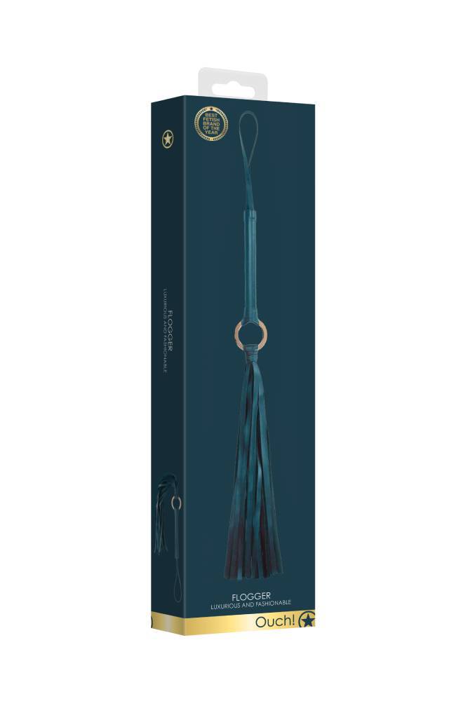 Ouch by Shots Toys - Halo - Flogger - Green - Stag Shop