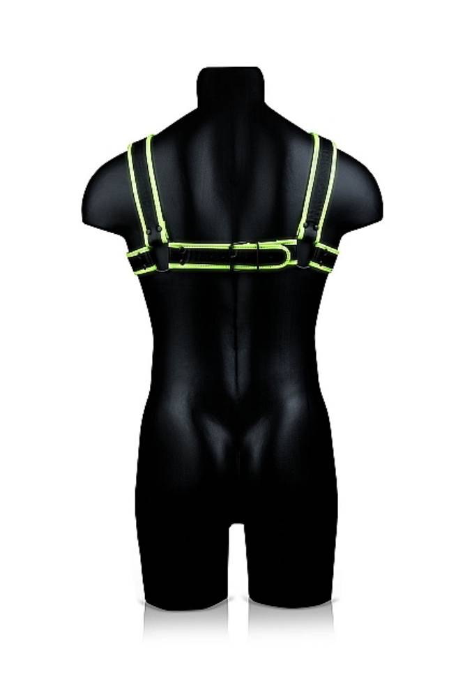 Ouch by Shots - Bulldog Chest Harness - Glow in the Dark - Stag Shop