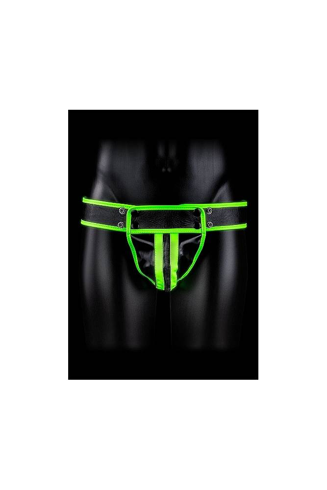 Ouch by Shots - Striped Jock Strap Style #1 - Glow in the Dark - Stag Shop