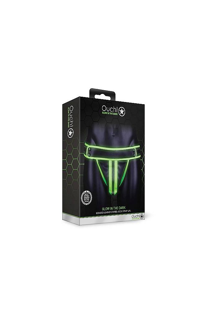 Ouch by Shots - Striped Jock Strap Style #2 - Glow in the Dark - Stag Shop