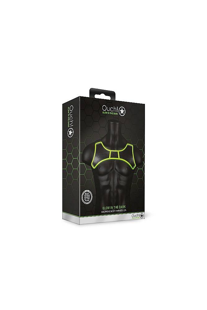 Ouch by Shots - Neoprene Harness - Glow in the Dark - Stag Shop