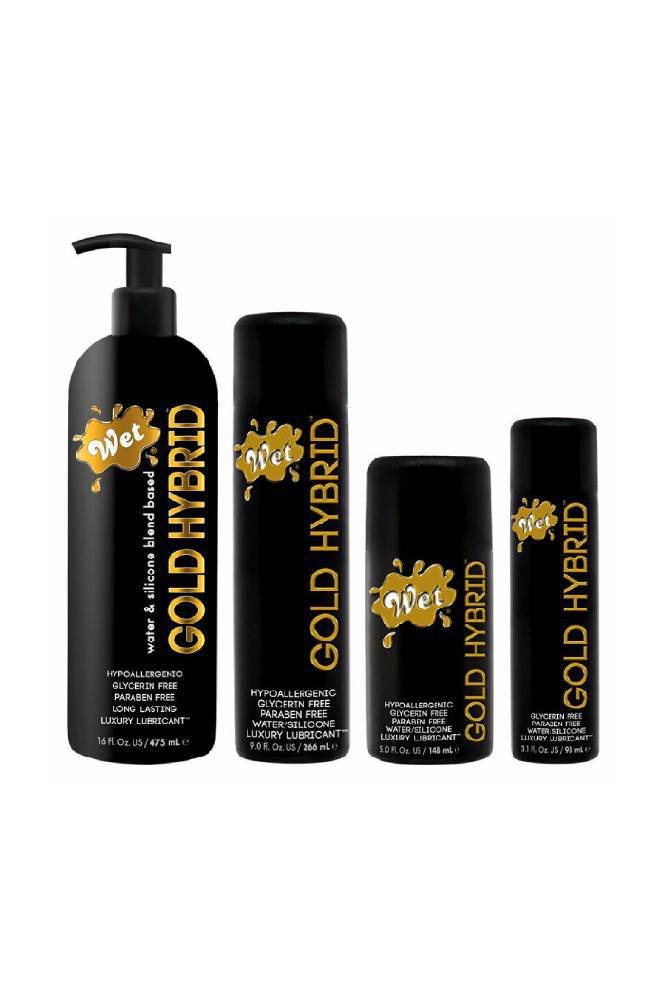 Wet - Gold - Hybrid Lubricant - 9 Oz - Stag Shop