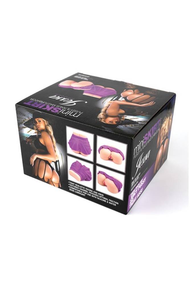 Cousins Group - Jessa Rhodes Mini Skirt Pussy and Ass Masturbator - Beige - Stag Shop
