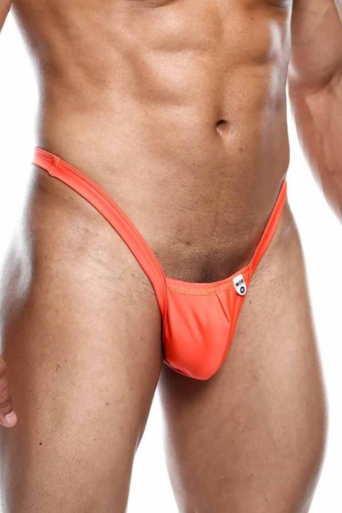 MaleBasics - Y Buns Thong - Orange - Stag Shop