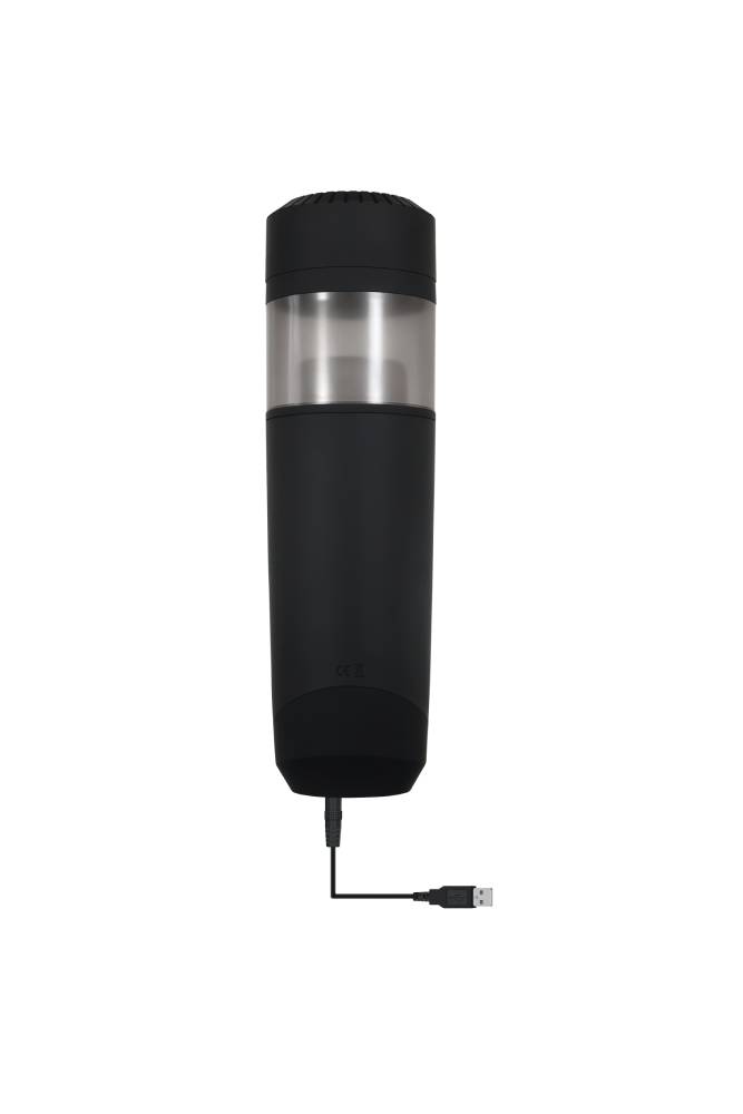 Evolved - Gender X - Message in a Bottle Spinning & Thrusting Stroker - Black - Stag Shop