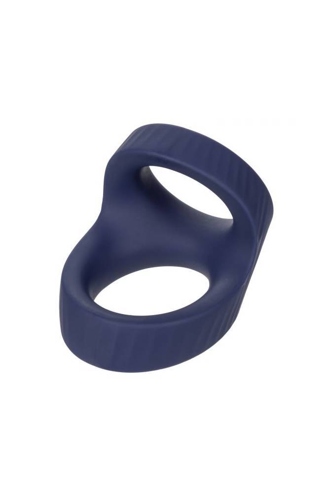 Cal Exotics - Viceroy - Max Dual Silicone Cock Ring - Blue - Stag Shop