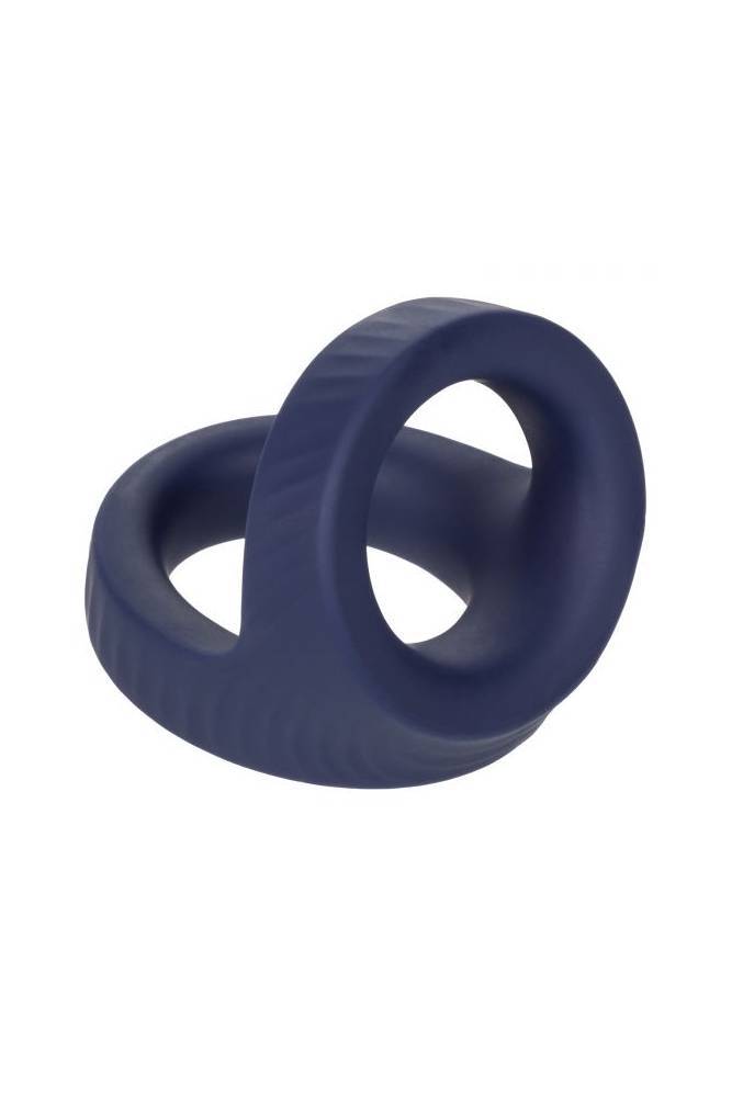 Cal Exotics - Viceroy - Max Dual Silicone Cock Ring - Blue - Stag Shop