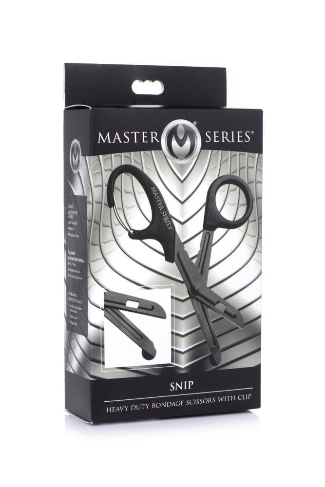 XR Brands - Master Series - Snip - Heavy Duty Bondage Scissors with Clip - Stag Shop