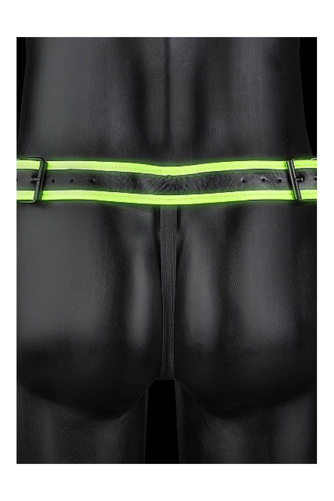 Ouch by Shots - Striped Jock Strap Style #2 - Glow in the Dark - Stag Shop
