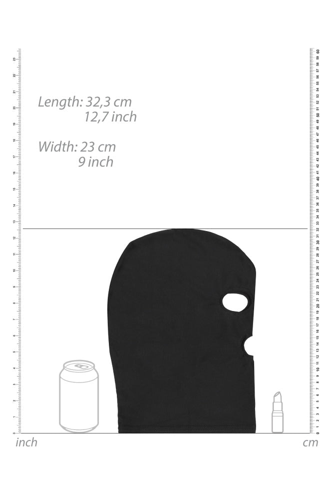 Ouch by Shots Toys - Subversion Mask - Black - Stag Shop