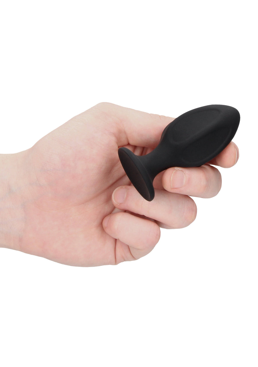 Ouch by Shots Toys - Diamond Shape Butt Plug Set - Black - Stag Shop