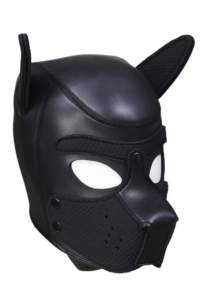 Ouch by Shots Toys - Puppy Play - Neoprene Puppy Hood - Black - Stag Shop