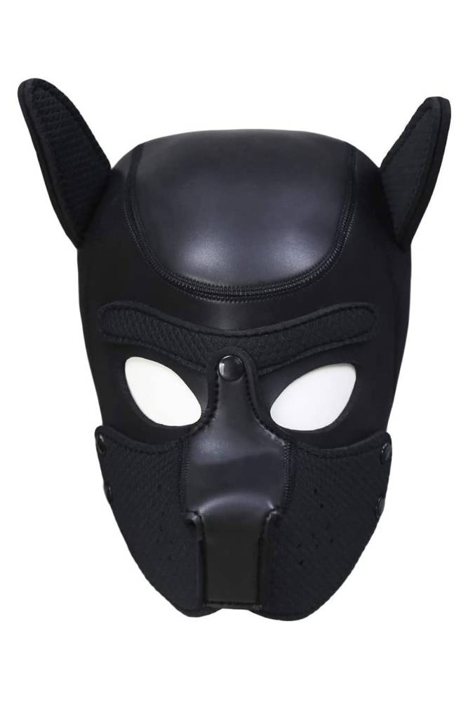 Ouch by Shots Toys - Puppy Play - Neoprene Puppy Hood - Black - Stag Shop