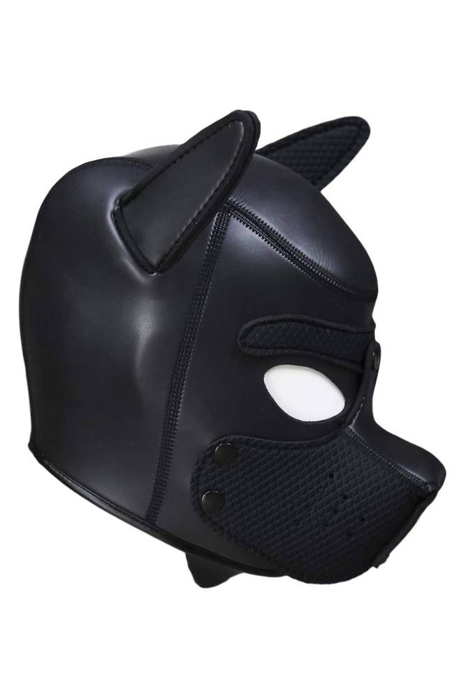Ouch by Shots Toys - Puppy Play - Neoprene Puppy Hood - Black - Stag Shop