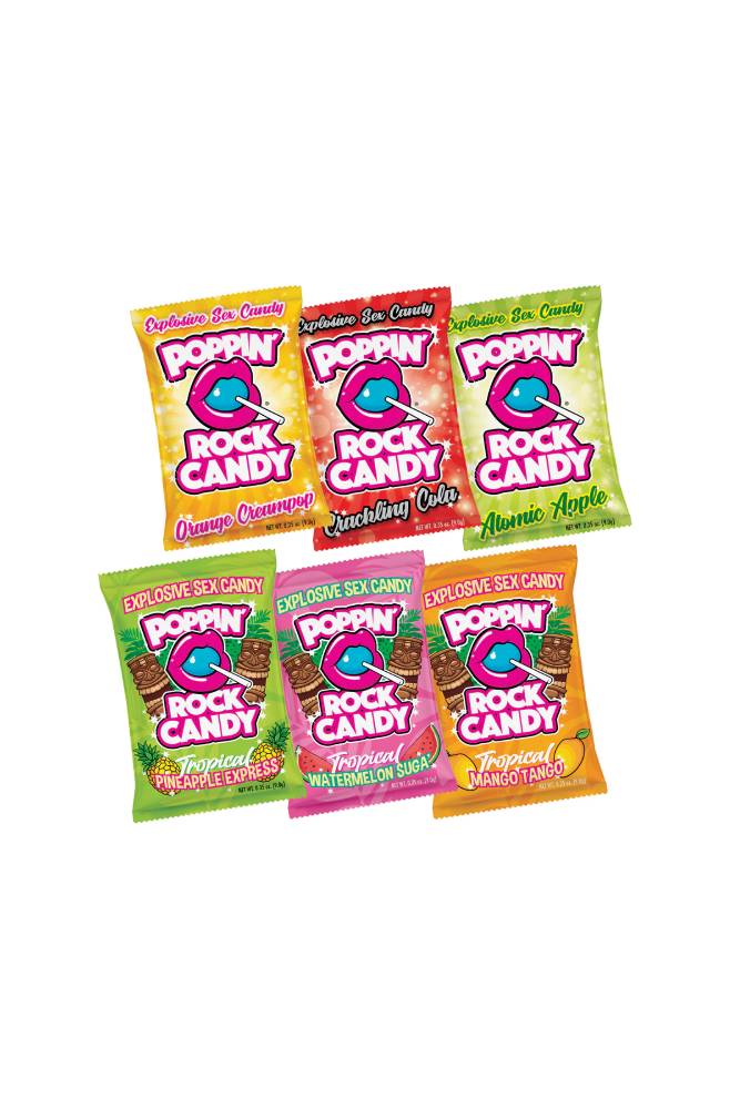 Rock Candy Toys - Popping Rock Candy - Assorted Flavours - Stag Shop