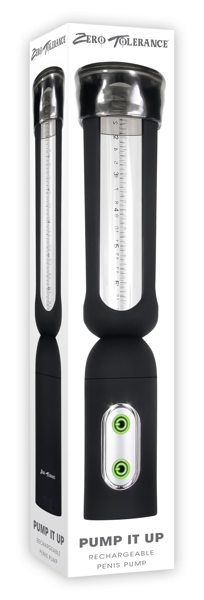 Zero Tolerance - Pump it Up Rechargeable Suction Penis Pump - Clear - Stag Shop