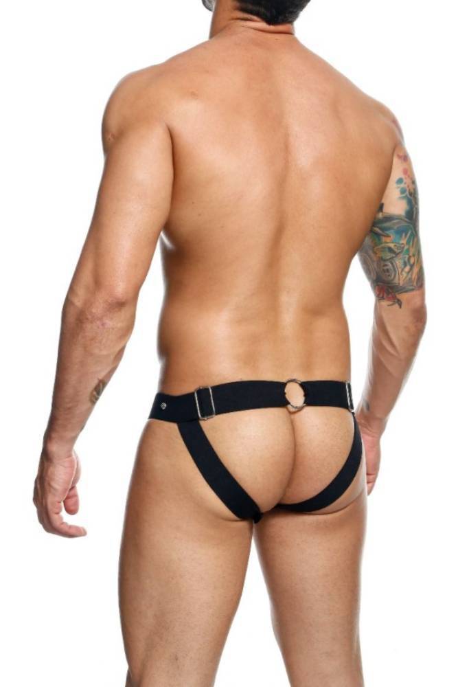 MaleBasics - DNGEON - Peekaboo Jockstrap - Black - OS - Stag Shop