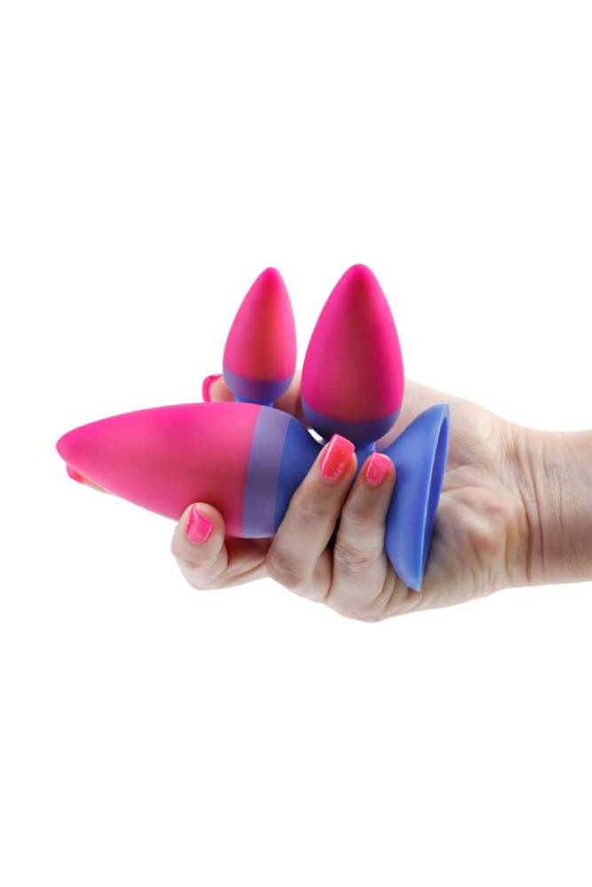 NS Novelties - Colours - Silicone Bi-Flag Anal Training Kit - Stag Shop