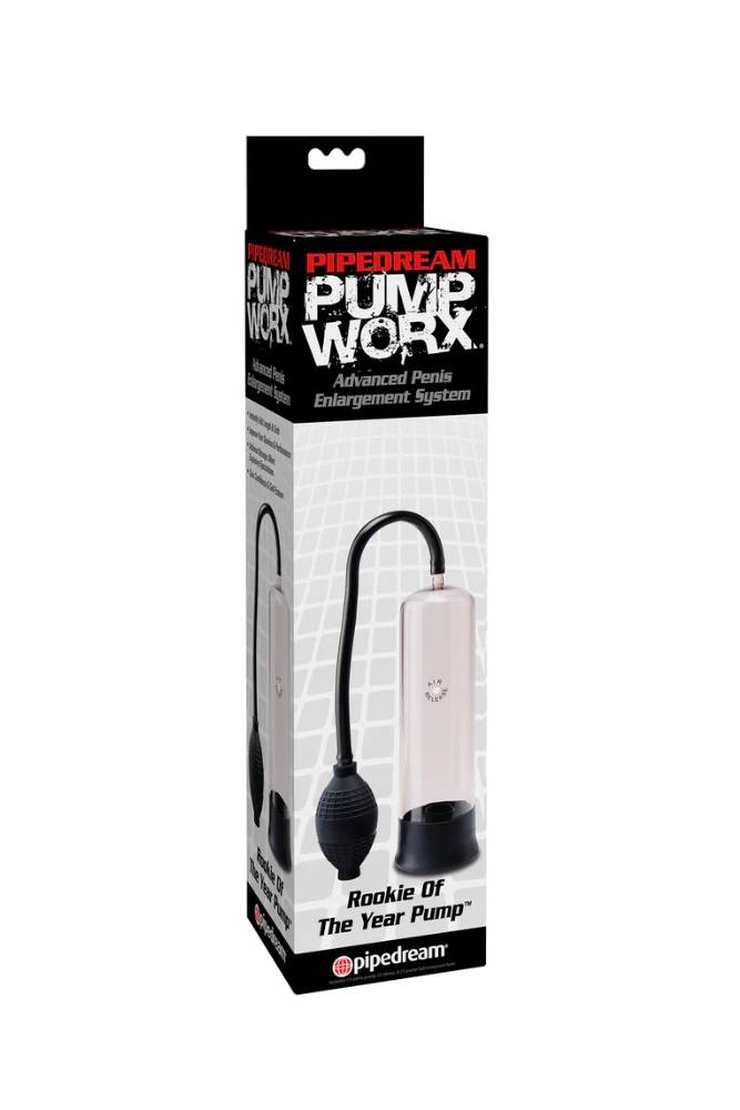 Pipedream - Pump Worx - Rookie of the Year Penis Pump - Black - Stag Shop