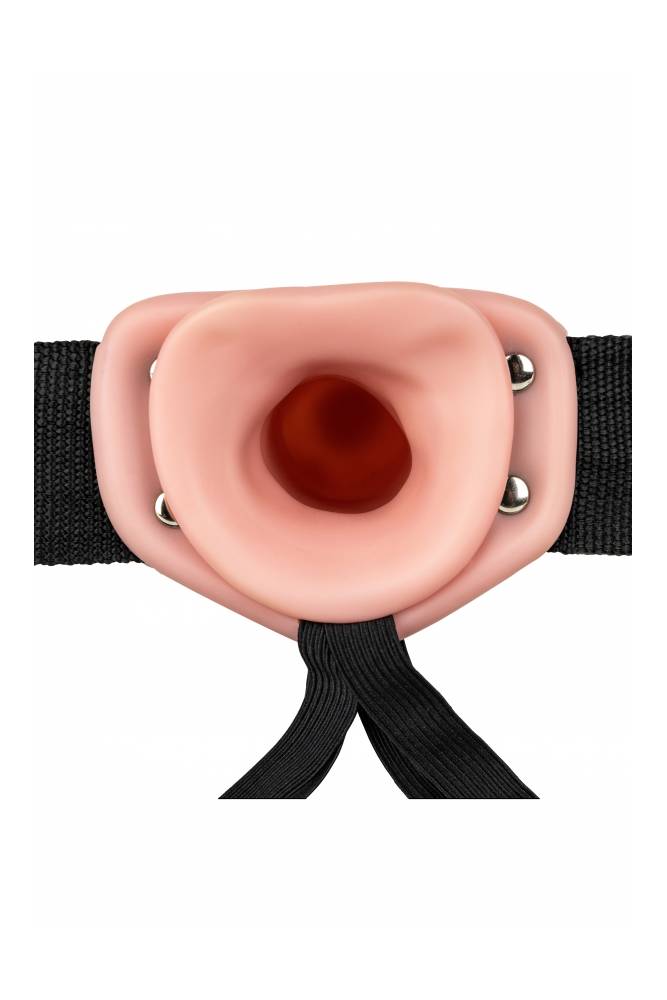 Shots Toys - RealRock - Hollow Strap-On - 10 inch - Beige - Stag Shop