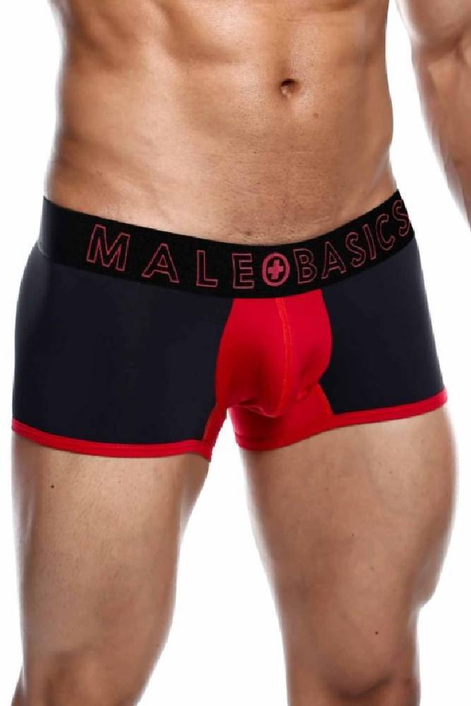 MaleBasics - Neon Trunk - Red - Stag Shop