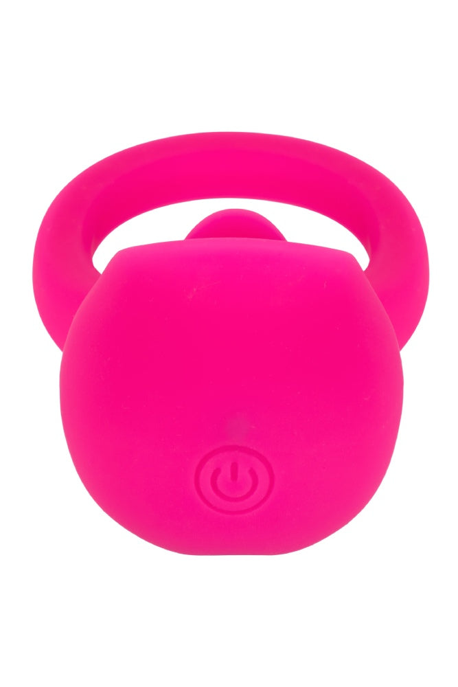 Cal Exotics - Couples Enhancer - Silicone Rechargeable Teasing Tongue - Pink - Stag Shop