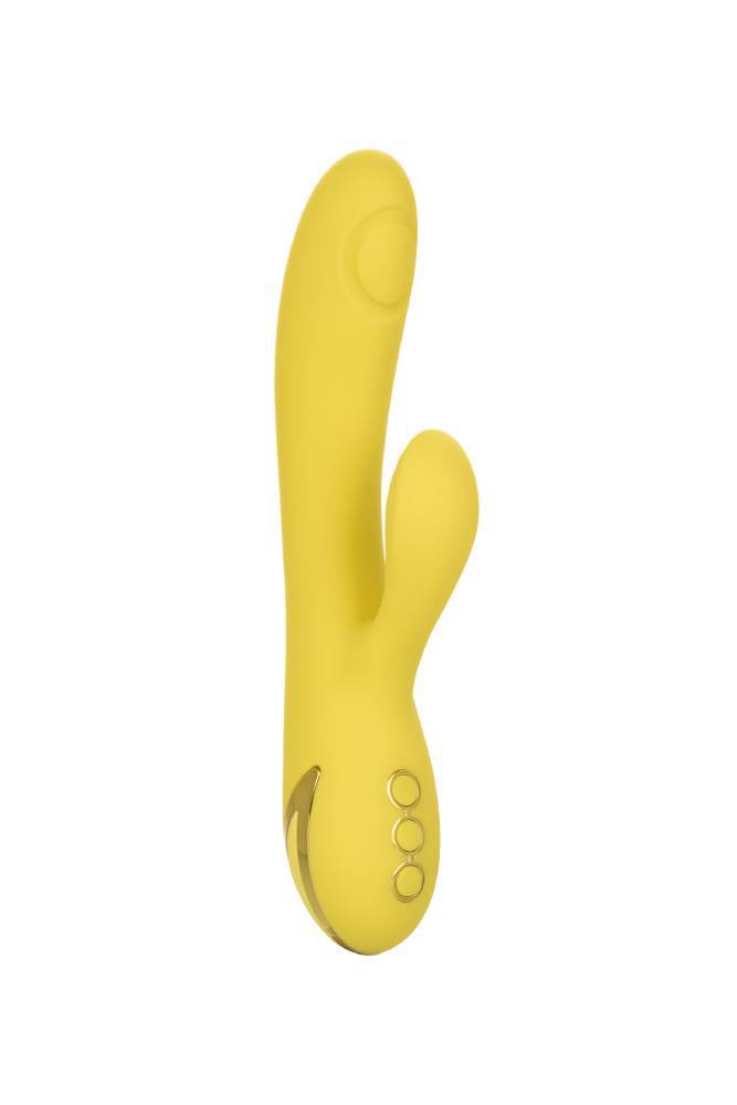 Cal Exotics - California Dreaming - San Diego Seduction Dual Vibrator - Yellow - Stag Shop