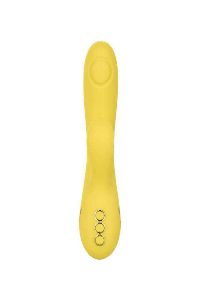 Cal Exotics - California Dreaming - San Diego Seduction Dual Vibrator - Yellow - Stag Shop