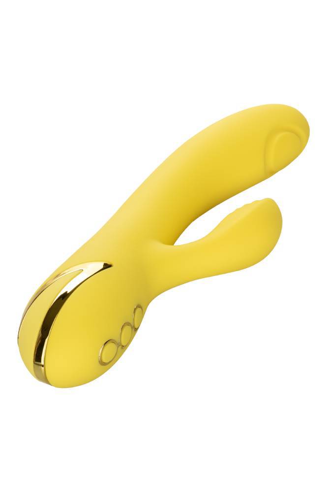 Cal Exotics - California Dreaming - San Diego Seduction Dual Vibrator - Yellow - Stag Shop