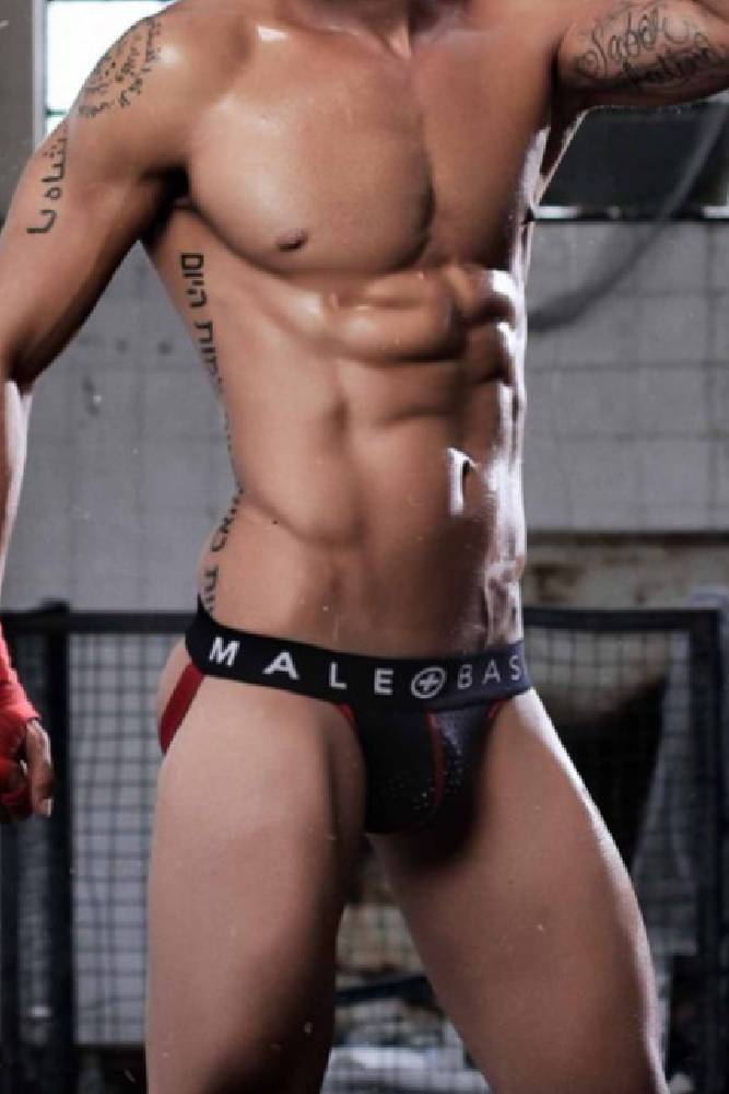 MaleBasics - Spot Jockstrap - Black - Stag Shop