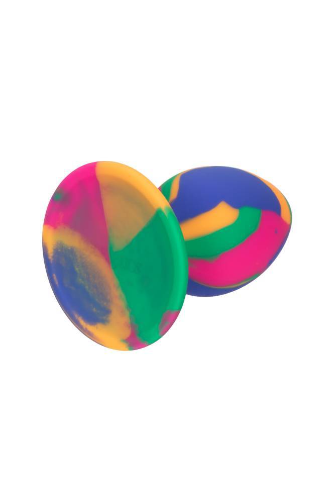 Cal Exotics - Cheeky Swirl Tie-Dye Butt Plug - Medium - Stag Shop