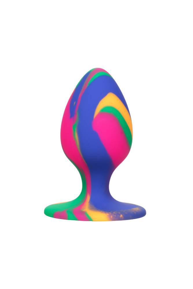 Cal Exotics - Cheeky Tie-Dye Butt Plug - Medium - Stag Shop
