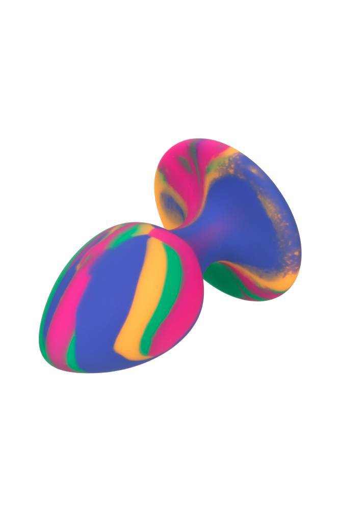 Cal Exotics - Cheeky Tie-Dye Butt Plug - Medium - Stag Shop