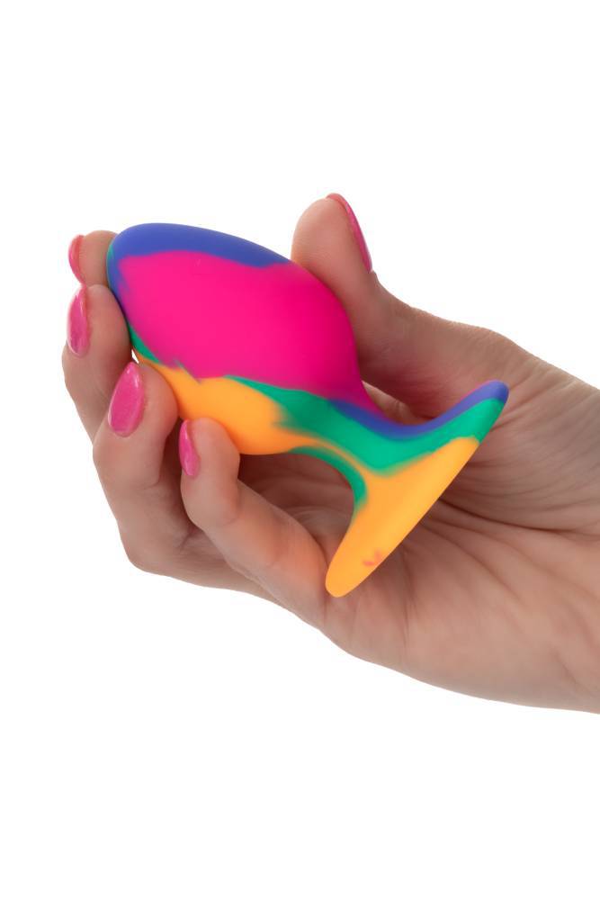 Cal Exotics - Cheeky Tie-Dye Butt Plug - Medium - Stag Shop