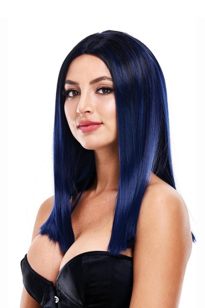 Pleasure Wigs - Nicole - Dark Blue - Stag Shop