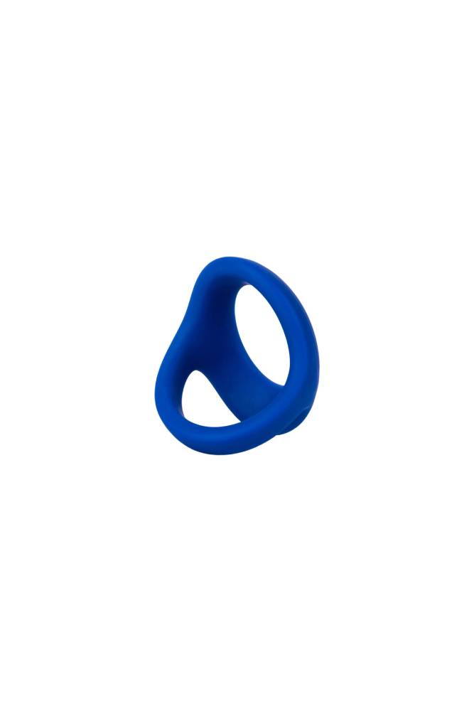 Cal Exotics - Admiral - Cock & Ball Dual Ring - Blue - Stag Shop
