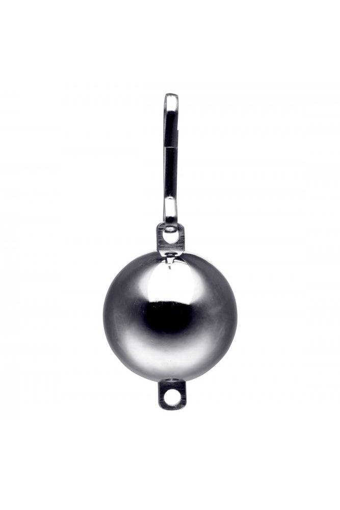 XR Brands - Master Series - Oppressor’s Orb Ball Weight with Connection Point - 8oz - Stag Shop