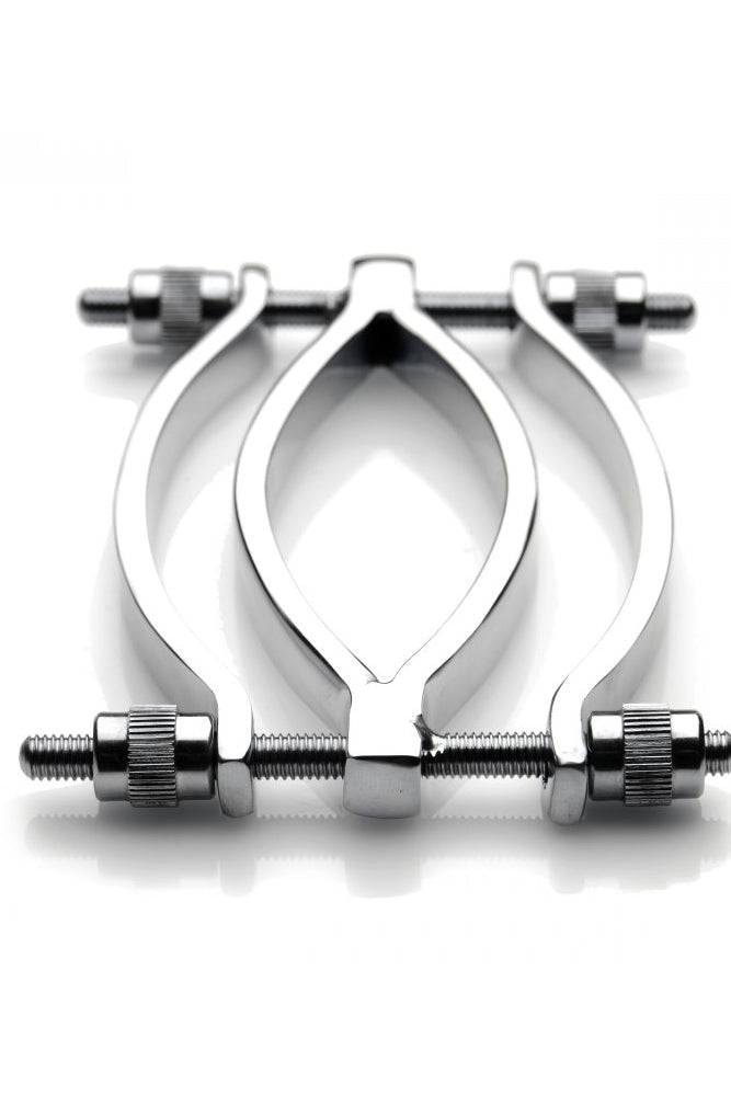 XR Brands - Master Series - Stainless Steel Adjustable Pussy Clamp - Stag Shop