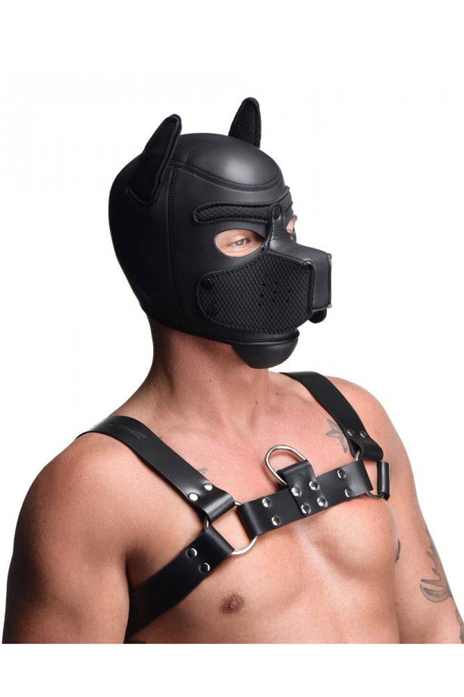XR Brands - Master Series - Spike - Neoprene Puppy Hood - Stag Shop