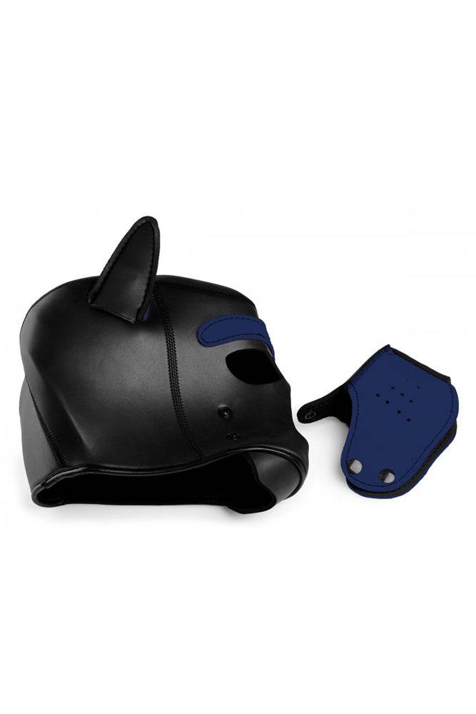 XR Brands - Master Series - Spike - Neoprene Puppy Hood - Stag Shop