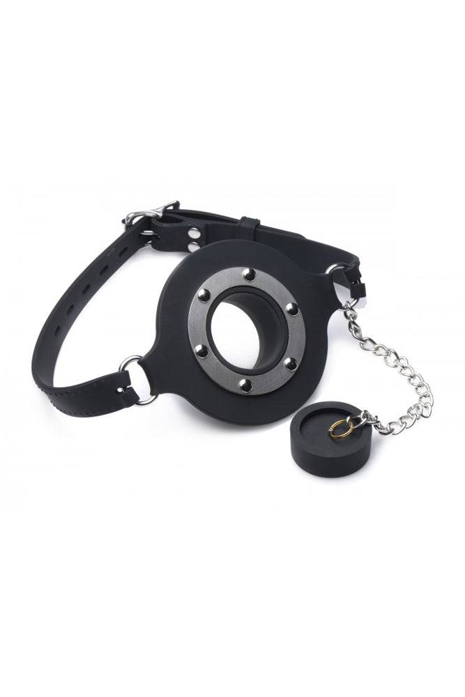 XR Brands - Master Series - Pie Hole Silicone Feeding Gag - Stag Shop