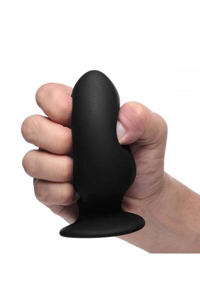 XR Brands - Squeeze-It - Squeezable Silicone Anal Plug - Small - Stag Shop