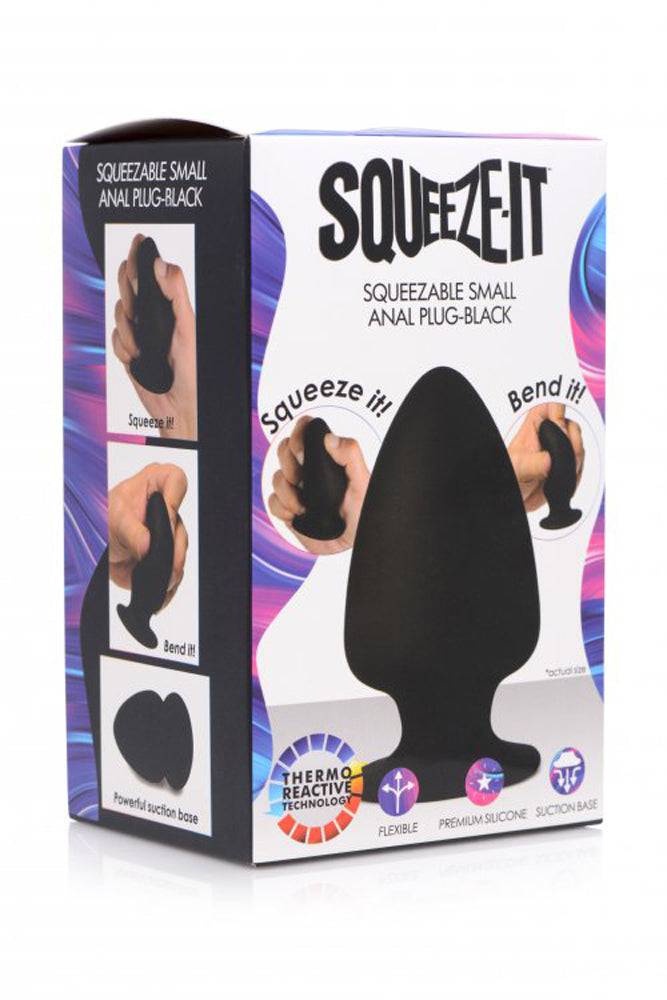 XR Brands - Squeeze-It - Squeezable Silicone Anal Plug - Small - Stag Shop